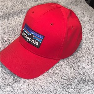 Red Patagonia hat